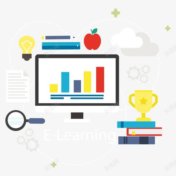 計(jì)算機(jī)和數(shù)字化學(xué)習(xí)元素 免費(fèi)下載 頁(yè)面網(wǎng)頁(yè) 平面電商 創(chuàng)意素材 數(shù)字素材